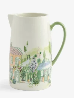 Vazen*Next Jug Vase Pastel House Scene
