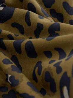 Sportkleding|Leggings En Joggingbroeken*Next - Outdoor legging met fleecevoering en warme handgreep Kaki met dierenprint