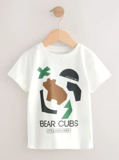 Shirts*Next Kakigroen - 2 -delig Set van overshirt met capuchon en T-shirt (3mnd-7jr)