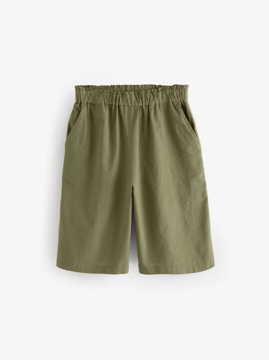 Shorts*Next - 100% katoenen Bermuda-shorts Kakigroen