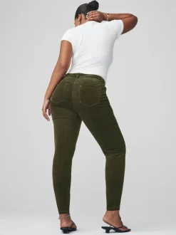 Broeken*Next - Cord Skinny Hourglass Trousers Kakigroen