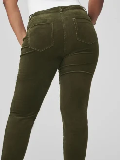 Broeken*Next - Cord Skinny Hourglass Trousers Kakigroen