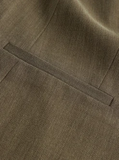 Kostuums En Werkkleding|Next Kakigroen - Crosshatch Waistcoat Blazer