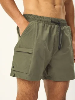 Badkleding|Next - Fashion cargo zwemshorts Kaki/groen
