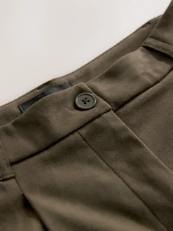 Shorts|Next Kakigroen - Faux Suede Longline Shorts