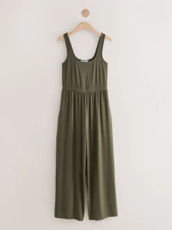 Jumpsuits En Playsuits*Next - Jersey jumpsuit Kakigroen
