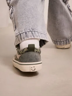 Sneakers|Next - Klittenbandsluiting Skate Trainers Kakigroen