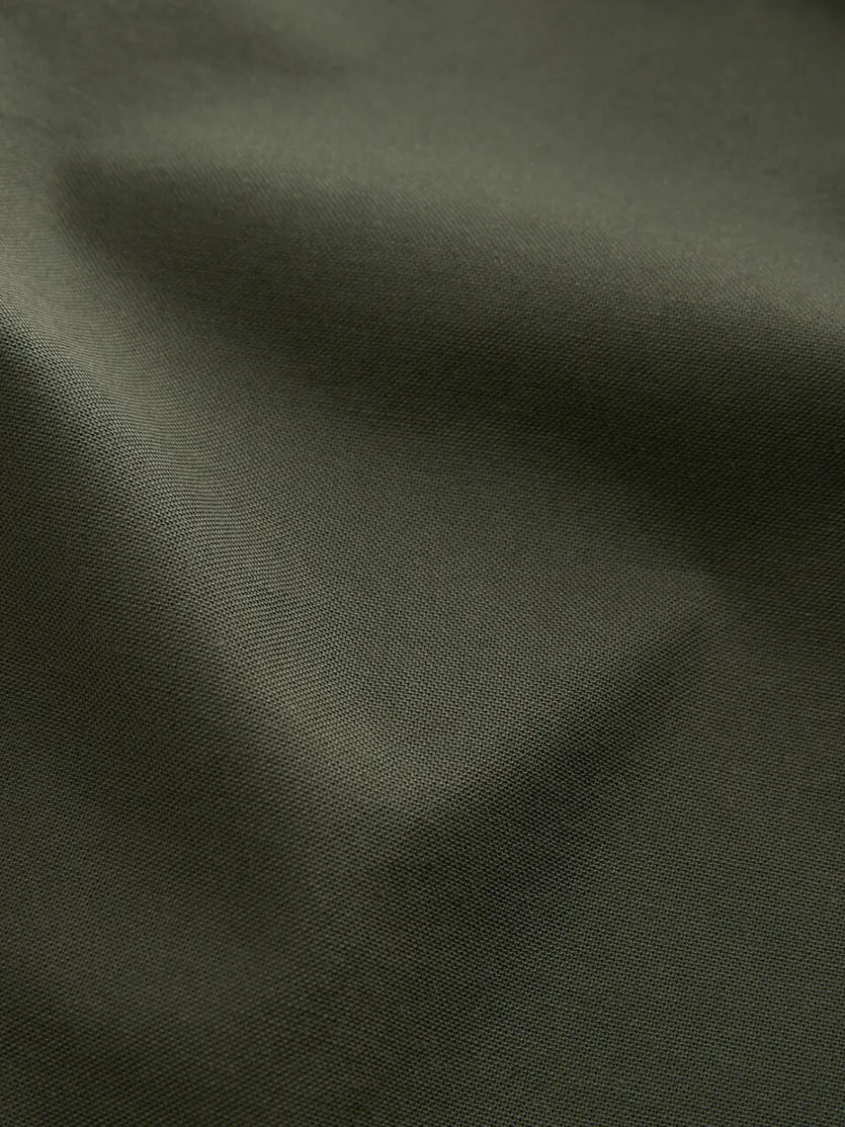 Formele Overhemden|Shirts*Next Kakigroen - Oxford-stretchoverhemd met lange mouwen