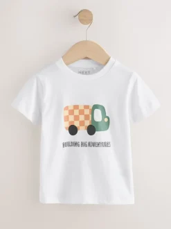 Jassen, Jacks En Kinderwagenpakjes|Shirts*Next - Set van T-shirt en shirt met lange mouwen (3mnd-7jr) Kakigroen