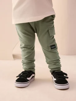 Jeans En Joggingbroeken|Joggingbroeken|Next Kakigroen - Skinny utility-joggingbroek (3mnd -7jr)