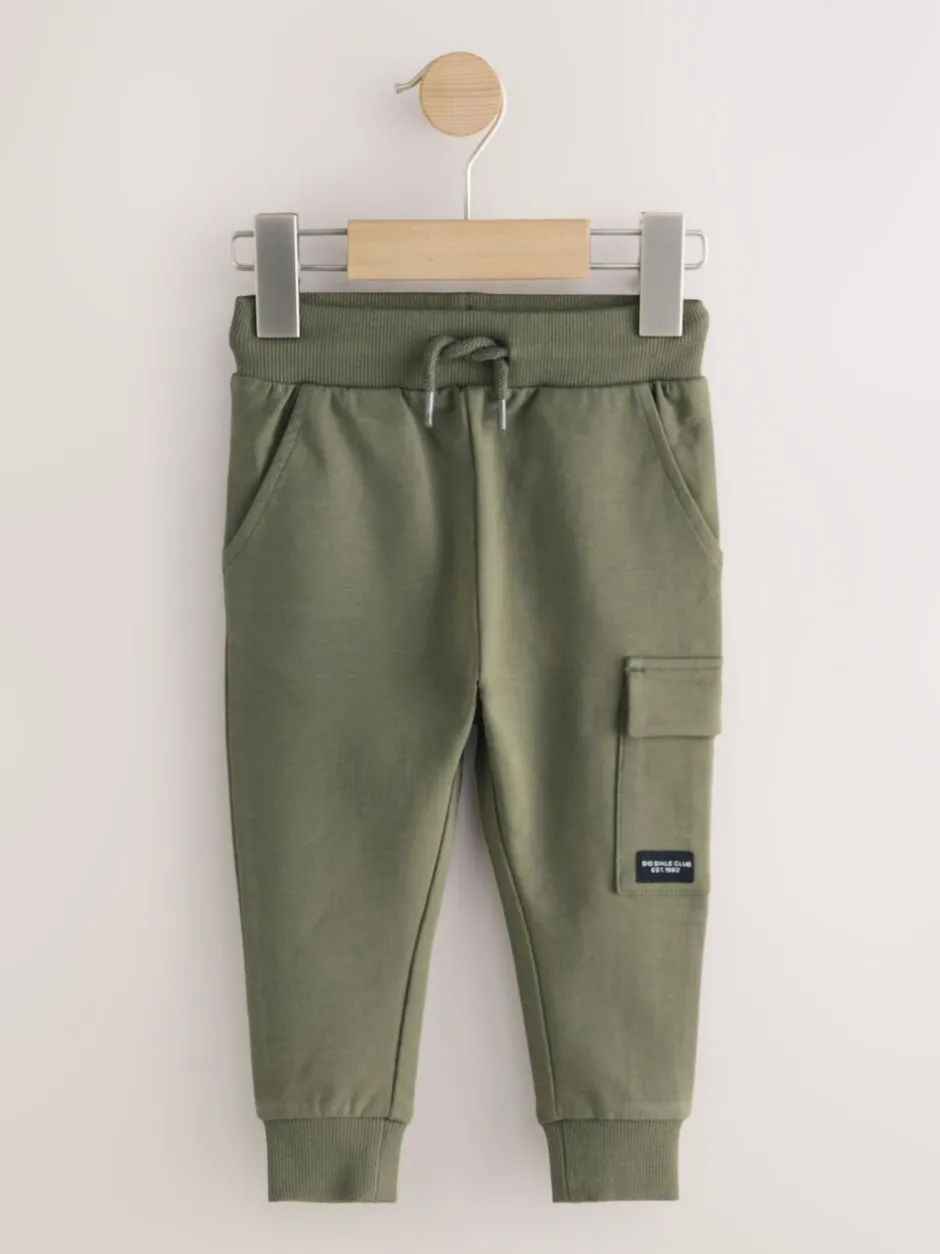 Jeans En Joggingbroeken|Joggingbroeken|Next Kakigroen - Skinny utility-joggingbroek (3mnd -7jr)