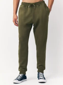 Joggingbroeken*Next - Slim Fit - Slim Fit Brushback Heavyweight Joggers Kakigroen