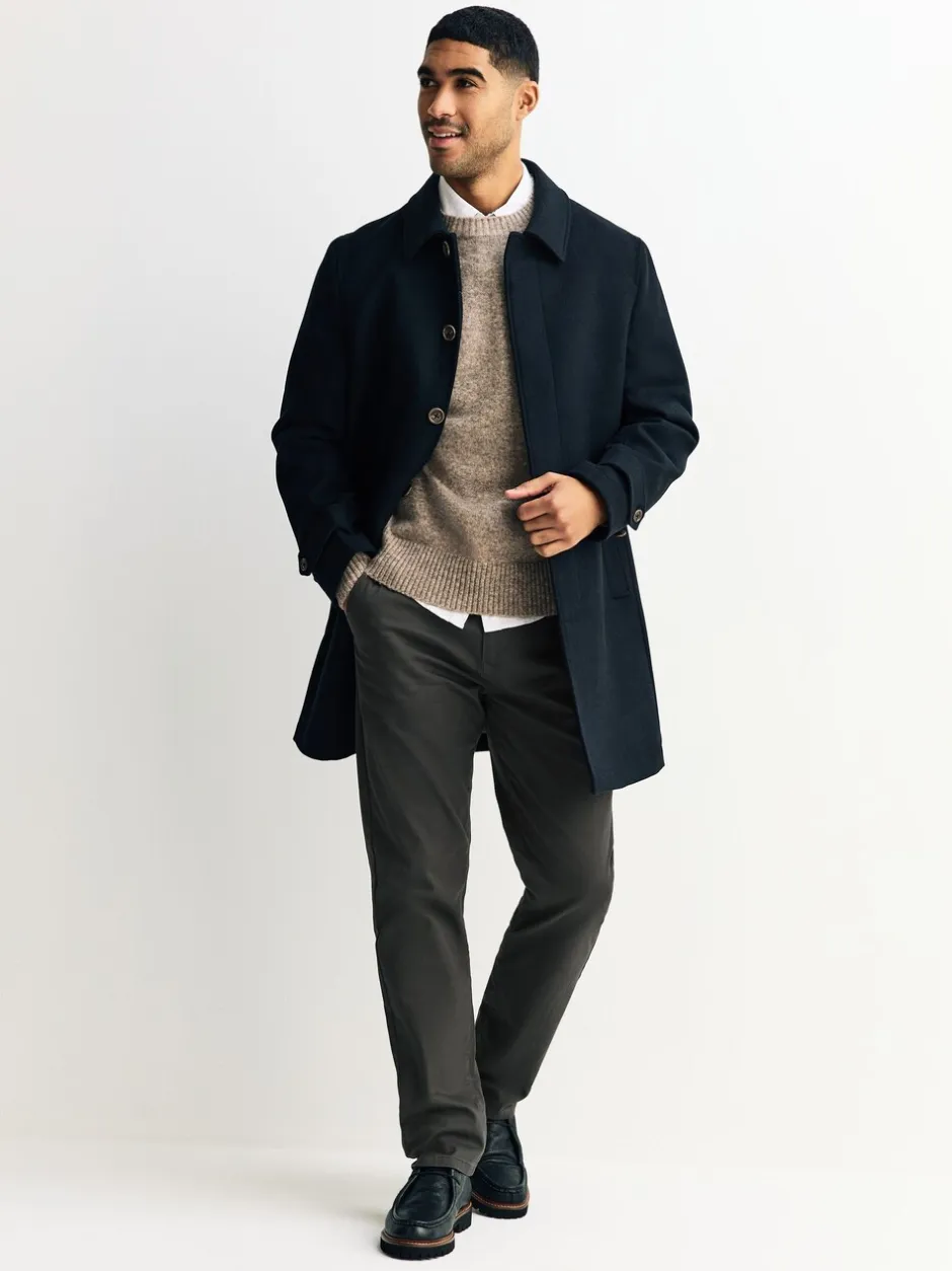 Broeken En Chino's*Next Kakigroen - Slim Fit - Stretchy chino