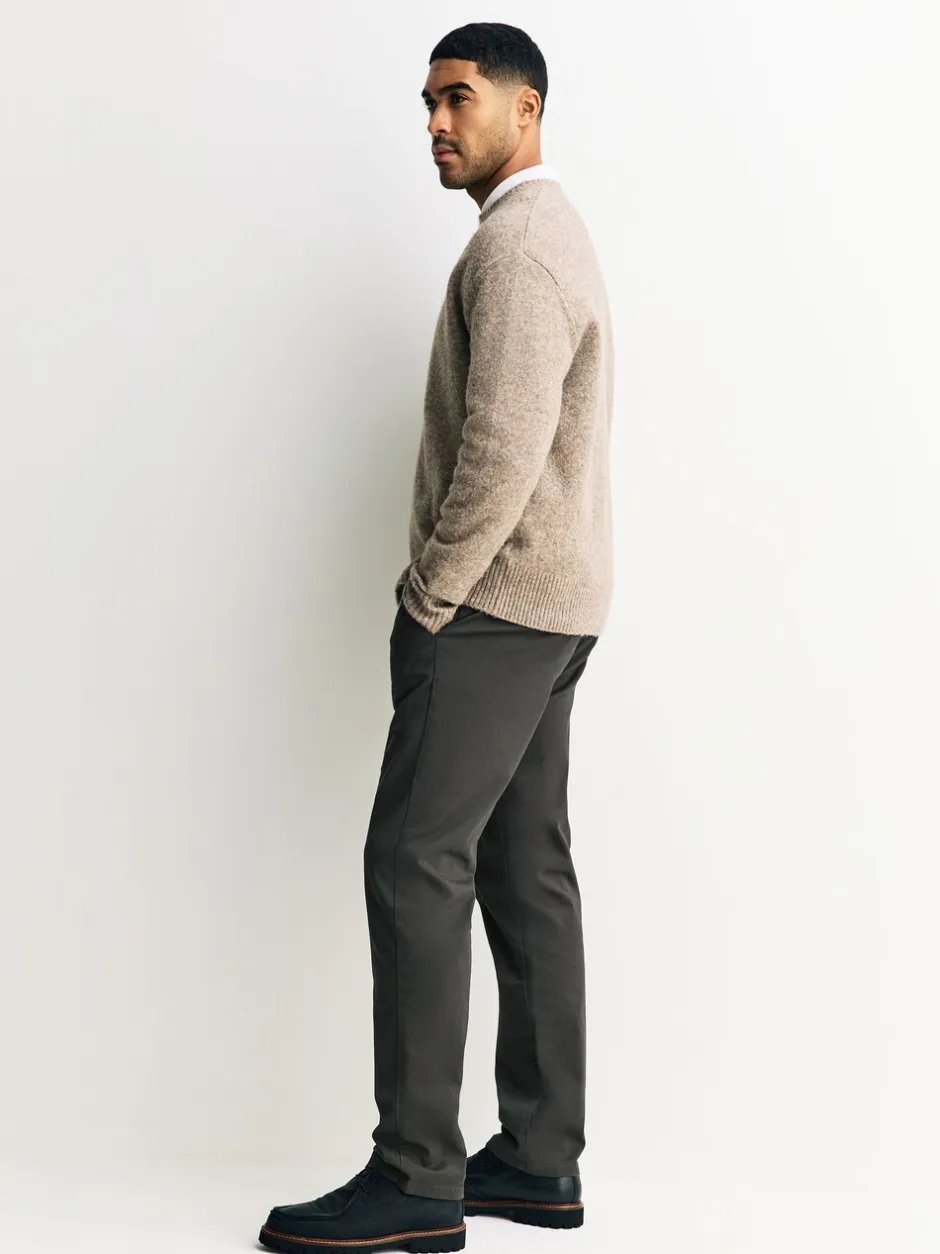 Broeken En Chino's*Next Kakigroen - Slim Fit - Stretchy chino