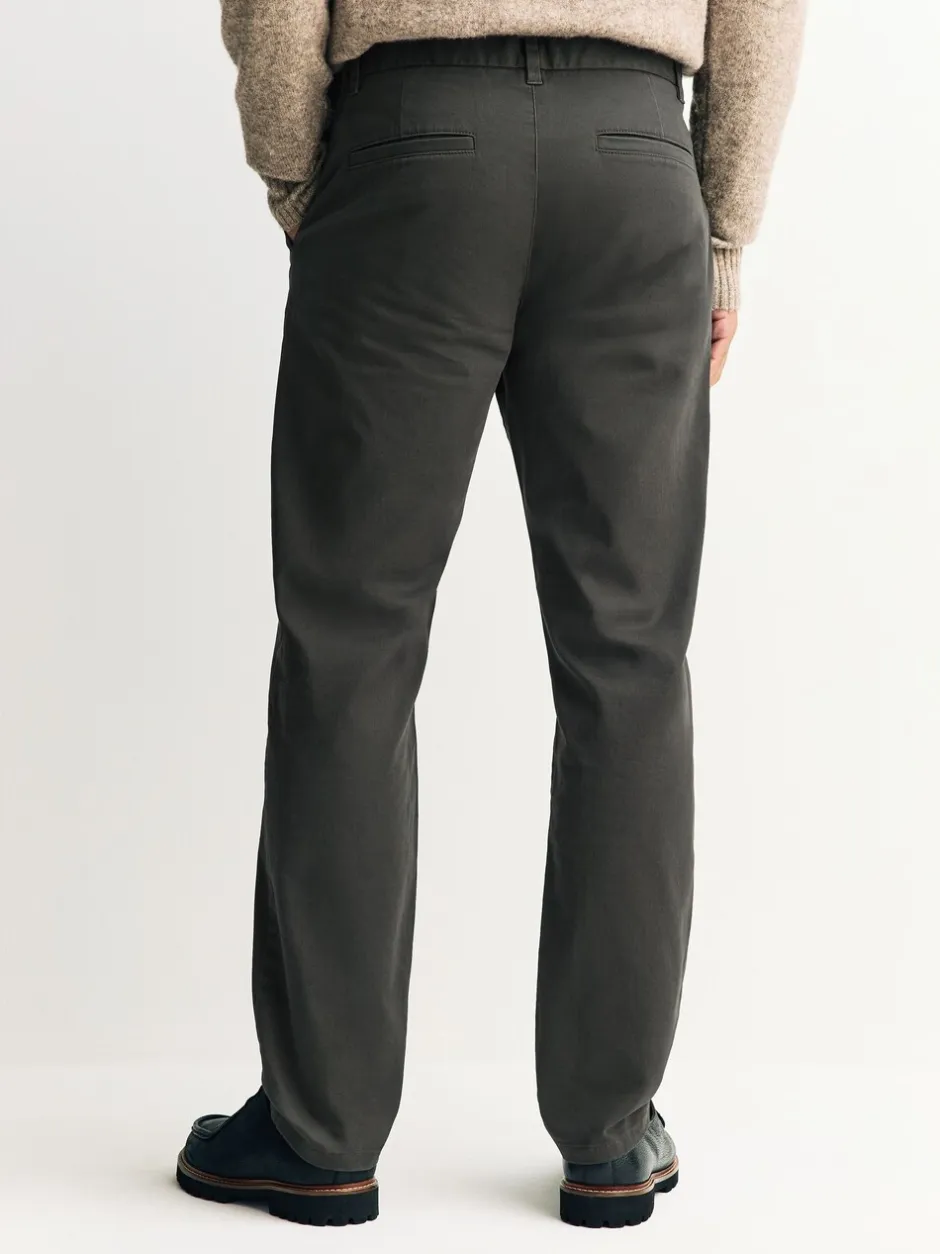 Broeken En Chino's*Next Kakigroen - Slim Fit - Stretchy chino