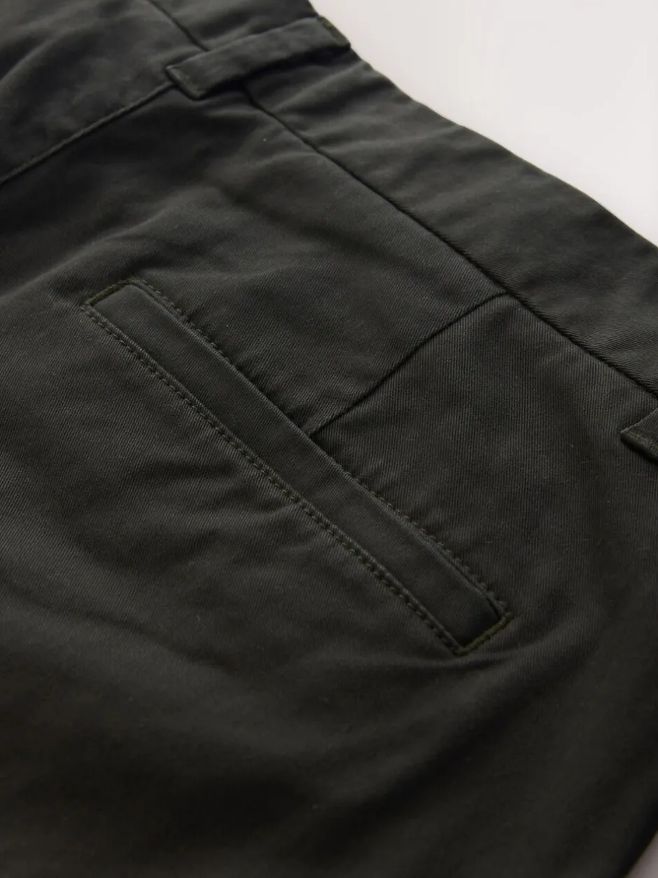 Broeken En Chino's*Next Kakigroen - Slim Fit - Stretchy chino