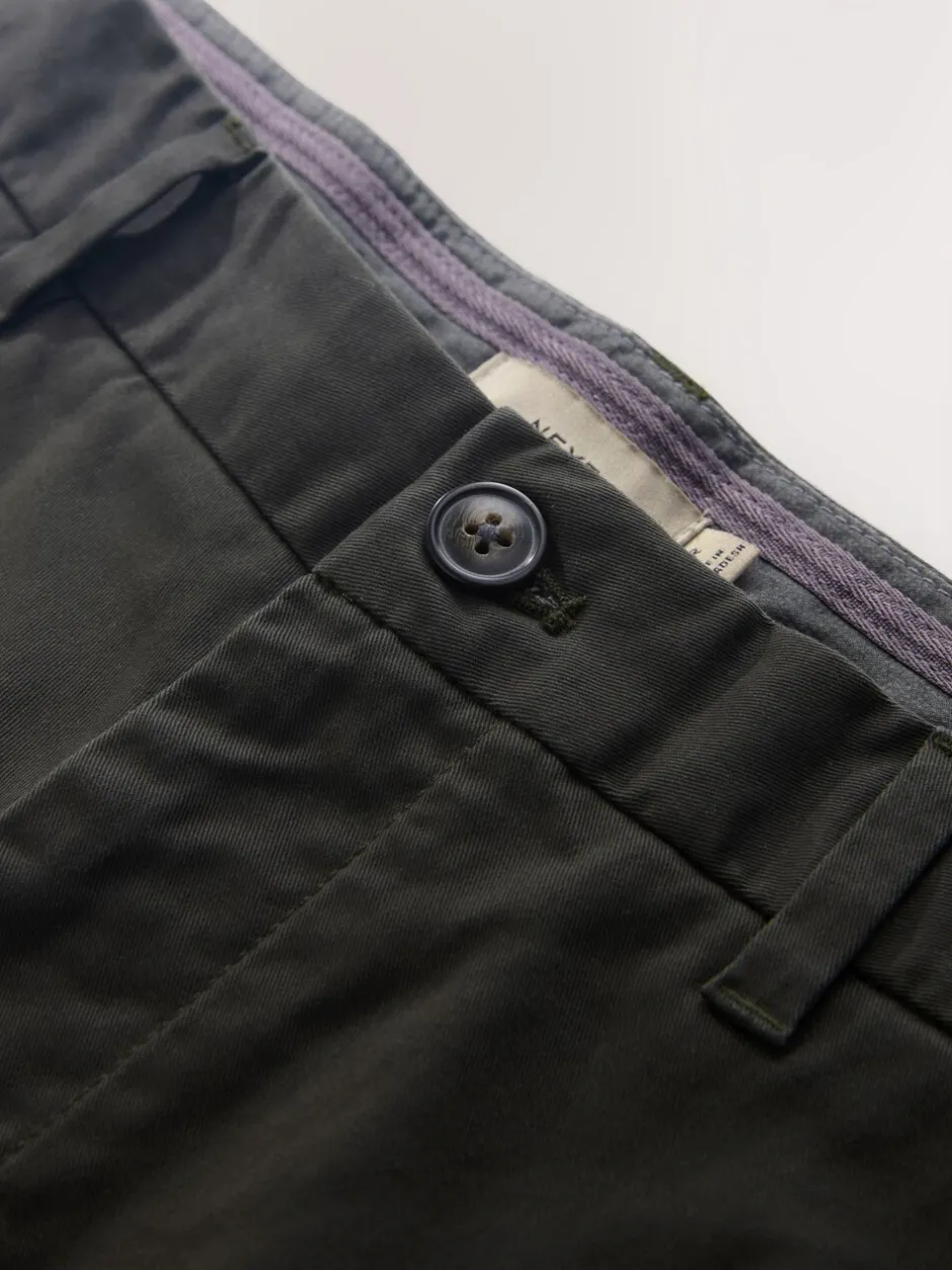 Broeken En Chino's*Next Kakigroen - Slim Fit - Stretchy chino