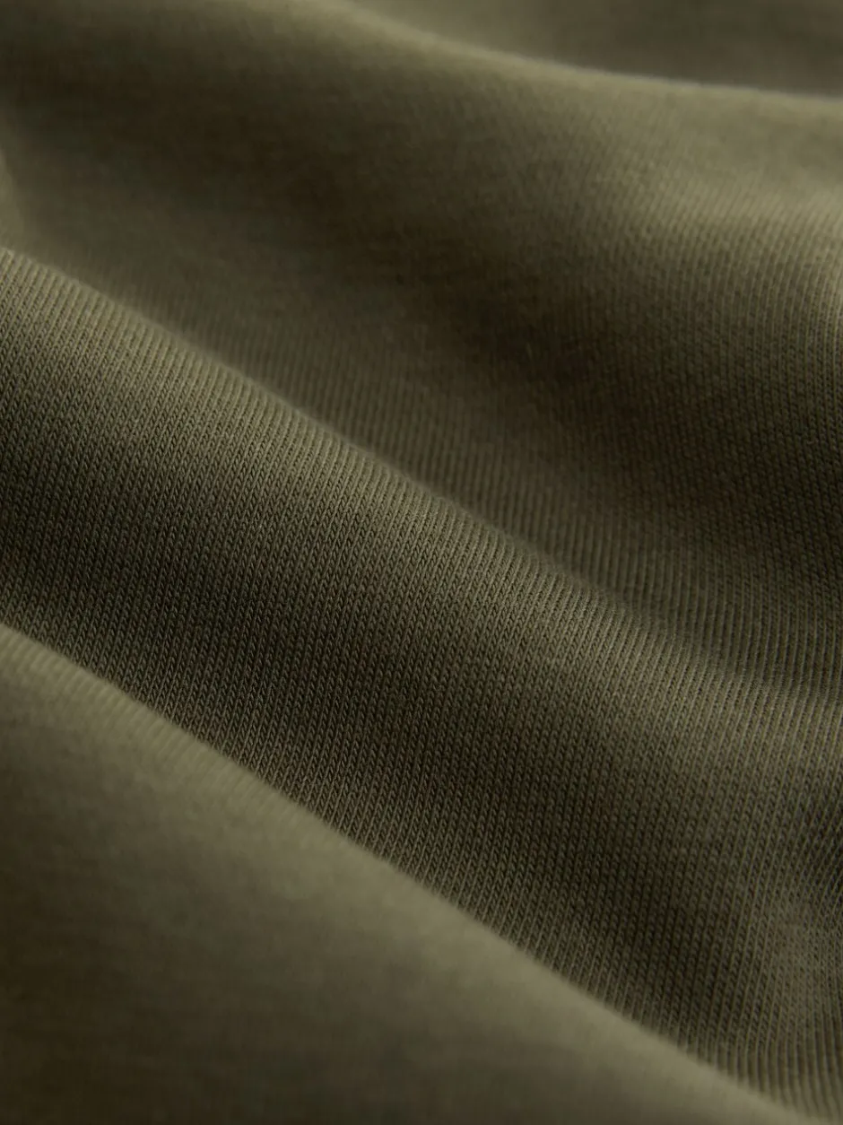 Joggingbroeken|Next Kakigroen - Straight fit - Relaxed Fit Brushback Heavyweight Joggers