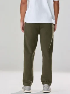Joggingbroeken|Next Kakigroen - Straight fit - Relaxed Fit Brushback Heavyweight Joggers