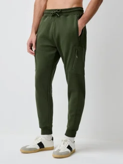 Joggingbroeken*Next - Utility Brushback Heavyweight Cargo Joggers Kakigroen