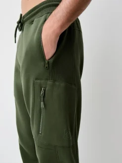 Joggingbroeken*Next - Utility Brushback Heavyweight Cargo Joggers Kakigroen