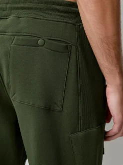 Joggingbroeken*Next - Utility Brushback Heavyweight Cargo Joggers Kakigroen