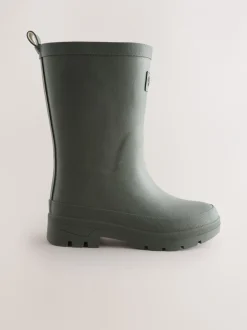 Laarzen*Next - Warme gevoerde regenlaarzen Kakigroen