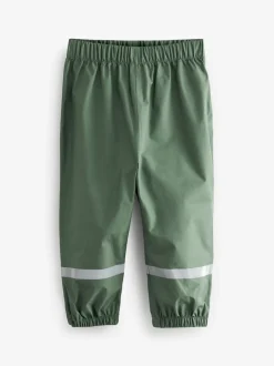 Broeken En Chino's|Next - Waterdichte broek (9 mnd-10 jr) Kakigroen