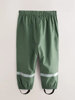 Broeken En Chino's|Next - Waterdichte broek (9 mnd-10 jr) Kakigroen