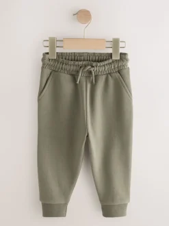 Jeans En Joggingbroeken*Next Kakigroen - Zacht aanvoelende jersey joggingbroek (3 mnd-7 jr)
