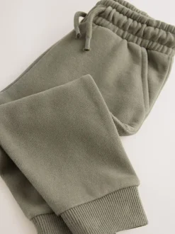 Jeans En Joggingbroeken*Next Kakigroen - Zacht aanvoelende jersey joggingbroek (3 mnd-7 jr)