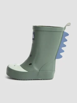 Laarzen|Jojo Maman Bébé - Character Wellies Kakigroen dinosaurus