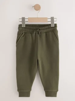 Jeans En Joggingbroeken|Joggingbroeken*Next - Verpakking van 3 zachte joggingbroeken (3 mnd-7 jr) Kakigroen/ Roestbruin/ Ecru