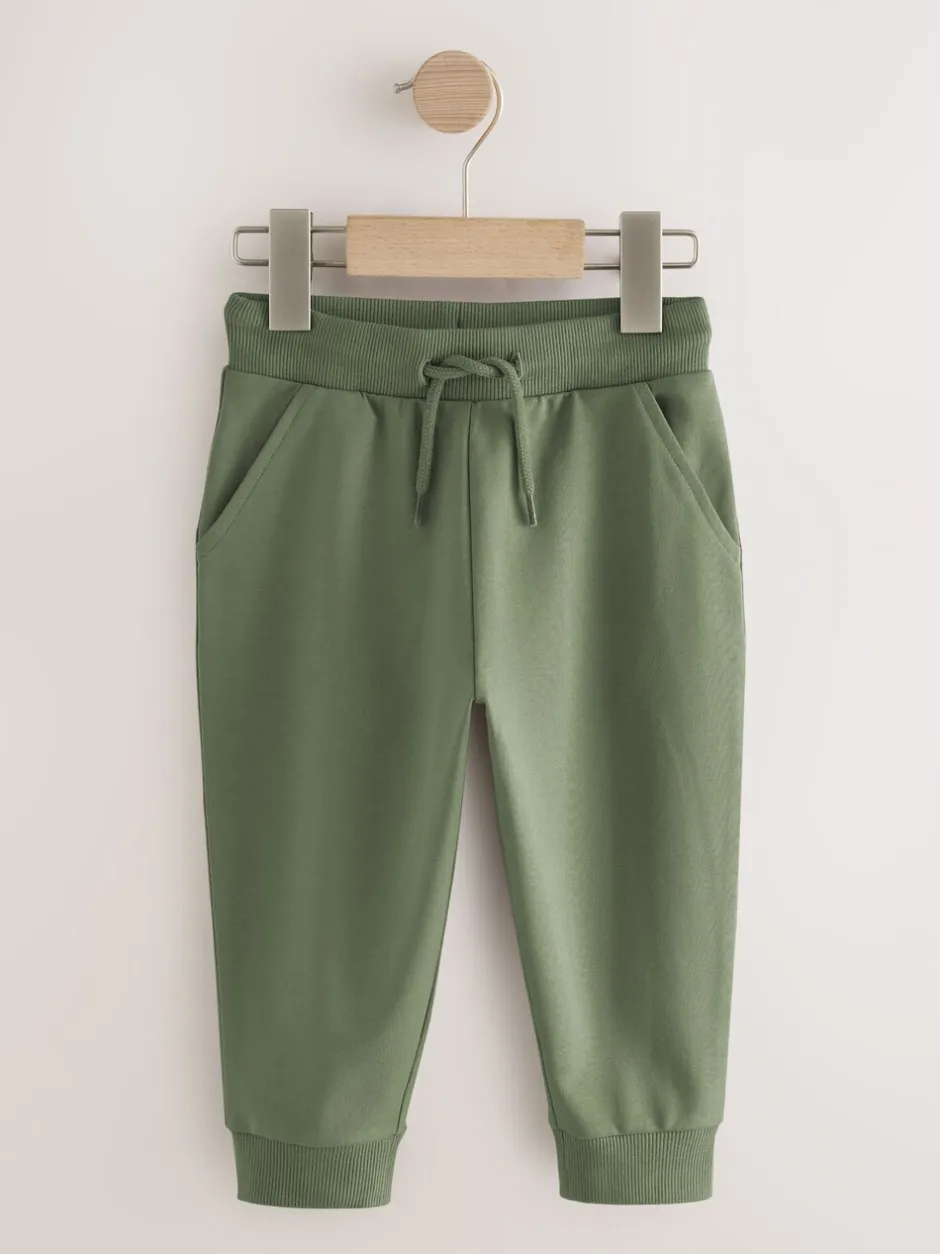 Jeans En Joggingbroeken|Multipacks*Next - Verpakking van 5 joggingbroeken (3mnd-7jr) Kakigroen/blauw/rood