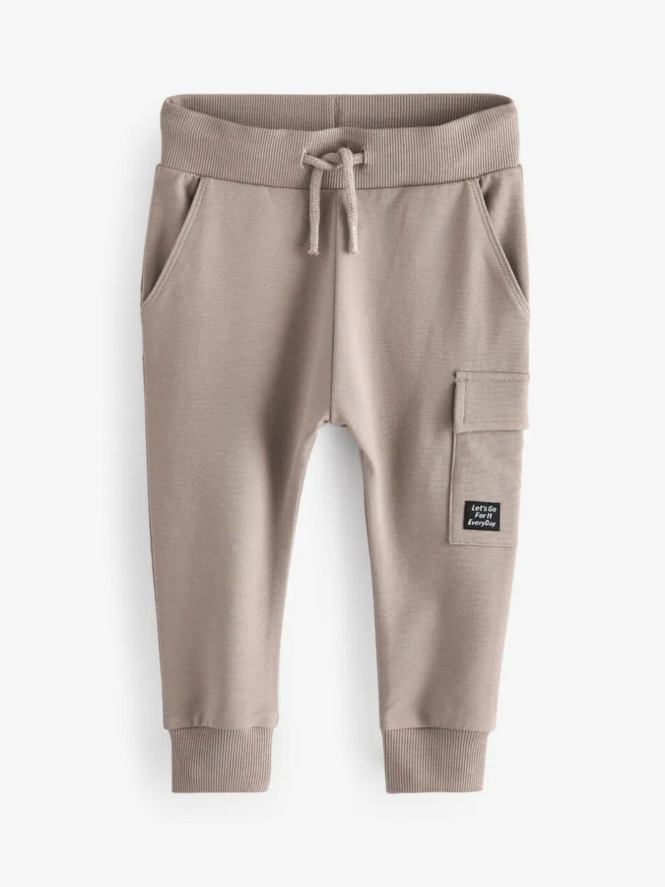 Multipacks|Jeans En Joggingbroeken|Next Kakigroen/grijs/zwart - Set van 3 superskinny utility-joggingbroeken (3 mnd-7 jr)