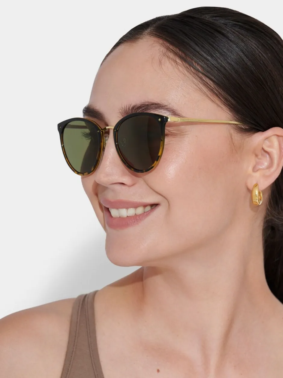 Zonnebril*Katie Loxton SANTORINI | Gradient Black Tortoiseshell Sunglasses
