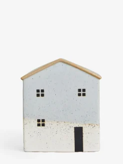 Decoraties|Thuiskantoor|Next Keramisch huisvormig tissuekistje