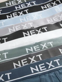 Ondergoed|Ondergoed*Next Kern grijs/groenen - Standaard - 10 Boxershorts zonder plooi