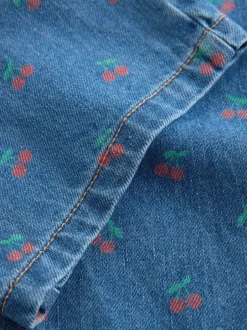 Jeans En Joggingbroeken|Jeans|Next - Jeans met wijde pijpen (3 mnd-7 jr) Kersenprint