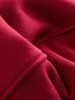 Hoody's En Sweatshirts*Next - Relaxed Fit Heavyweight Regular Crew Neck Sweatshirt Kersrood