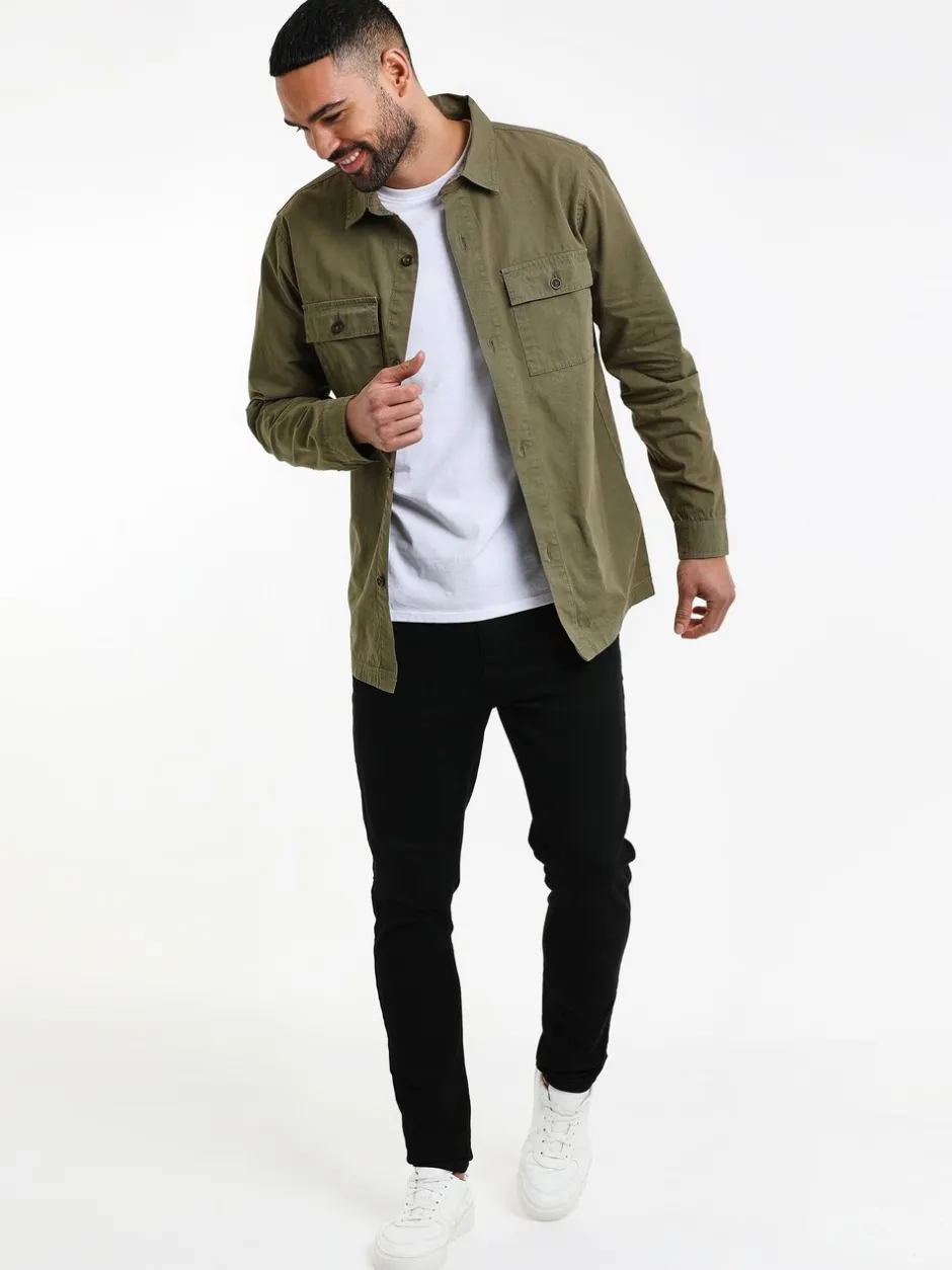 Blazers En Business-Jasjes|Threadbare - - Lichtgewicht jack Khaki