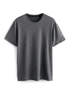 T-Shirts En Hemden*Next - T-shirt met korte mouwen - Actieve Gym Mesh Vesten 3 Pack Khakigroen/leigrijs/zwart