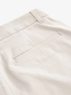 Broeken En Chino's|Next Kiezelkleurig licht - Slim Fit - Stretchy chino