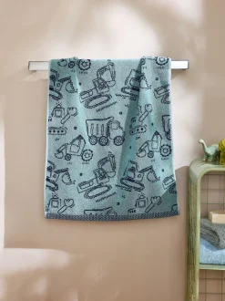 Handdoeken En Badmatten|Next Kinderhanddoeken van 100% katoen Blauw