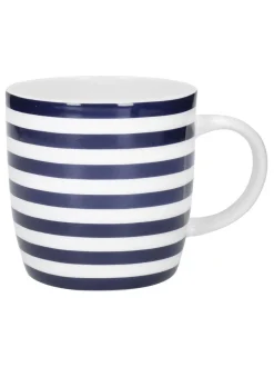 Mokken En Koppen*Kitchencraft Set of 4 Striped Ceramic Mugs