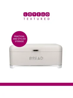 Keukenopslag*Kitchencraft Textured Bread Bin Sleek Storage