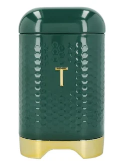 Keukenopslag*Kitchencraft Textured Geometric Tea Coffee Sugar Canisters Set