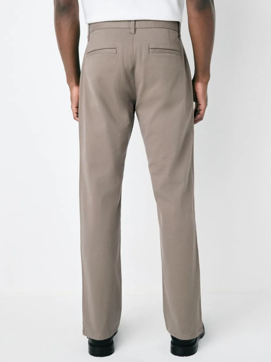 Broeken En Chino's|Next Klei - Straight fit - Stretchy chino