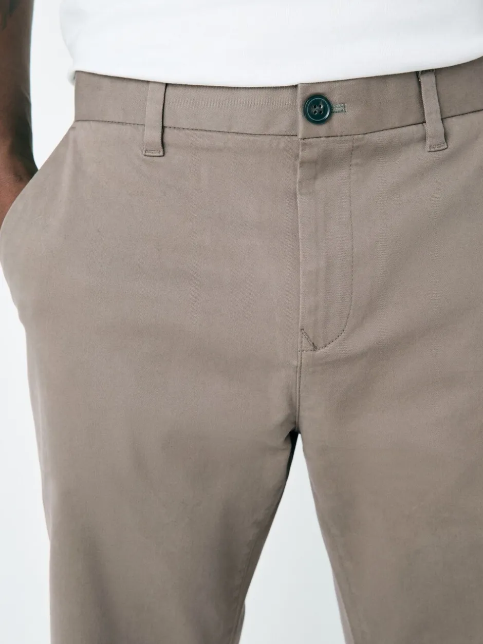 Broeken En Chino's|Next Klei - Straight fit - Stretchy chino