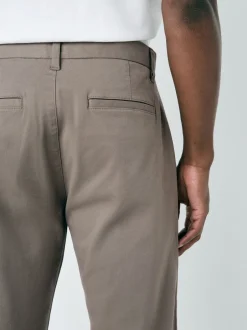Broeken En Chino's|Next Klei - Straight fit - Stretchy chino